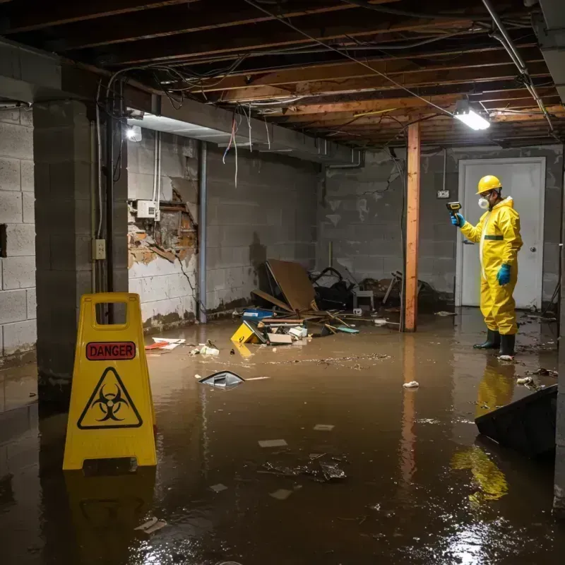 Flooded Basement Electrical Hazard in Mountville, PA Property